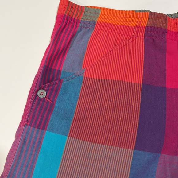 Vintage Lizwear - plaid long shorts, size small - Picture 3 of 8